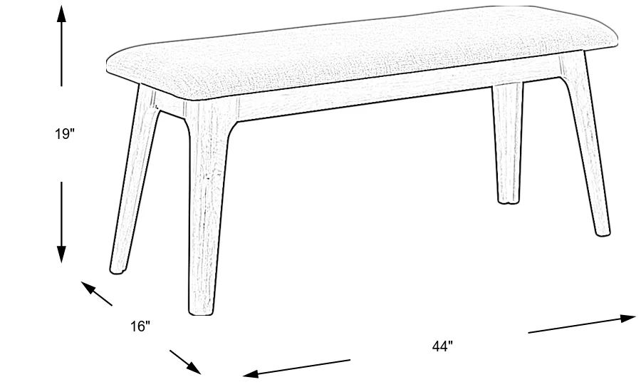 Dimension Image. Please refer to the Dimension Tab on this page for dimension details.