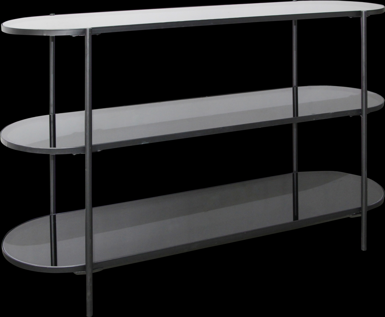 Gablebend Black Console Table - Thumbnail - Image 1