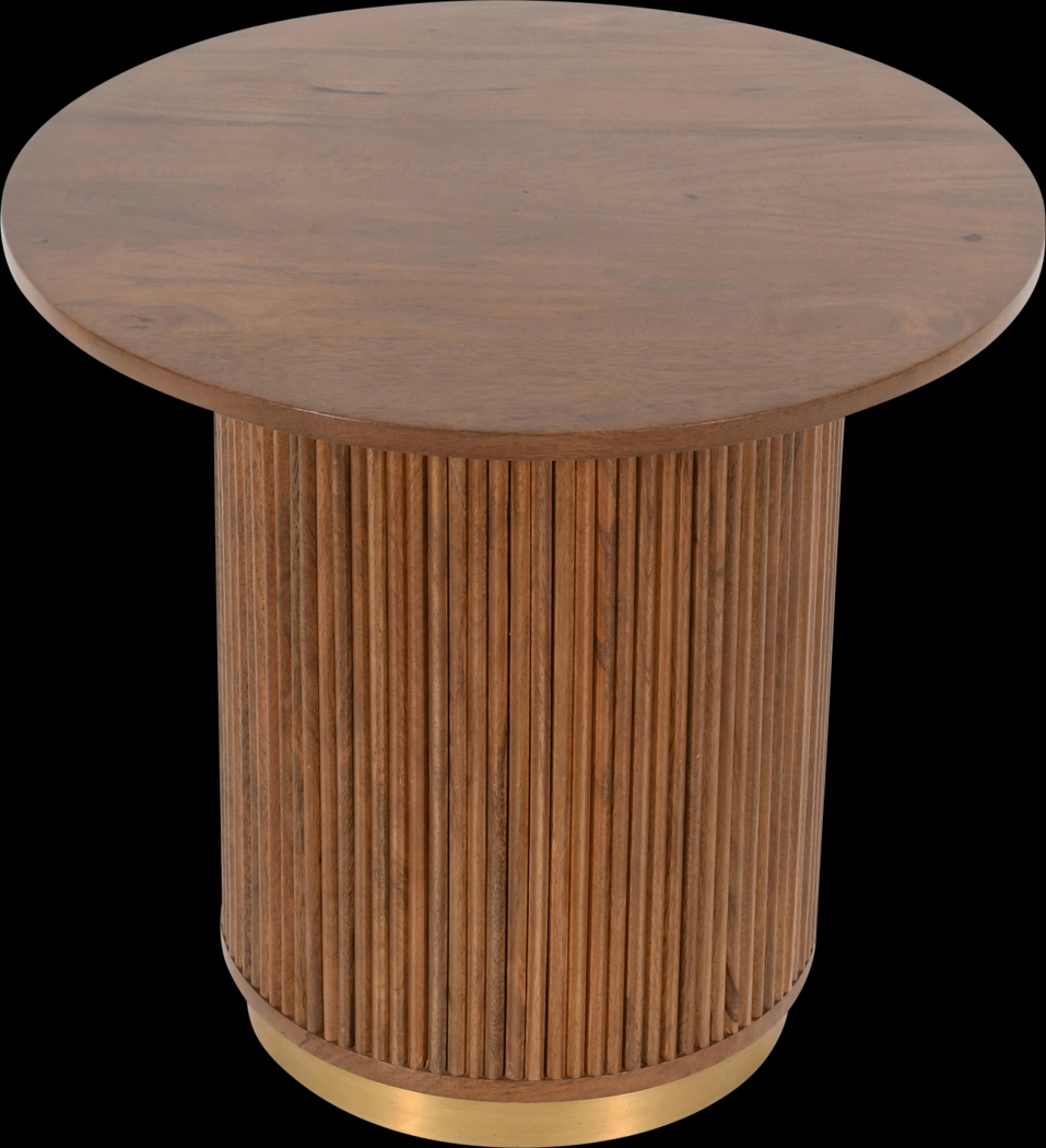 Gabre II Brown Accent Table - Thumbnail - Image 3