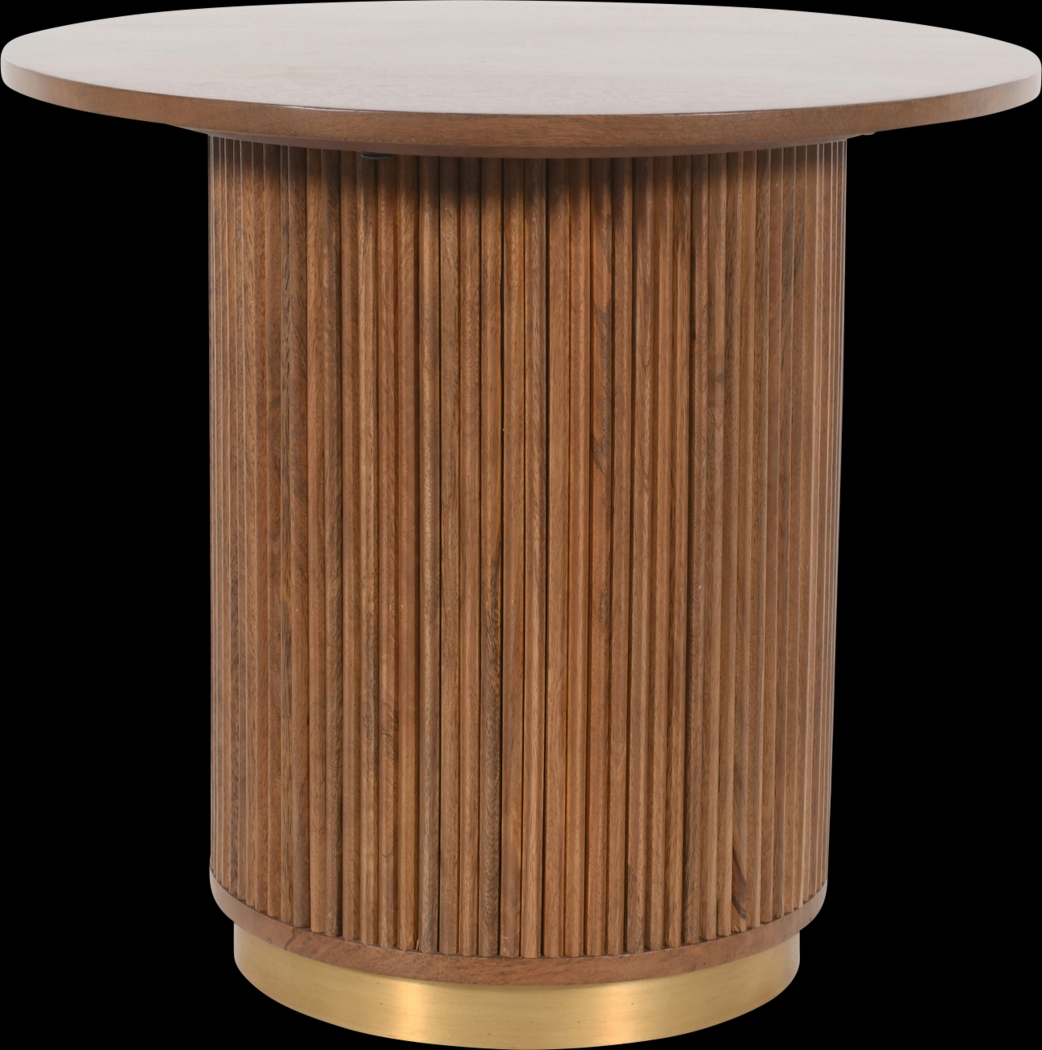 Gabre II Brown Accent Table - Thumbnail - Image 1