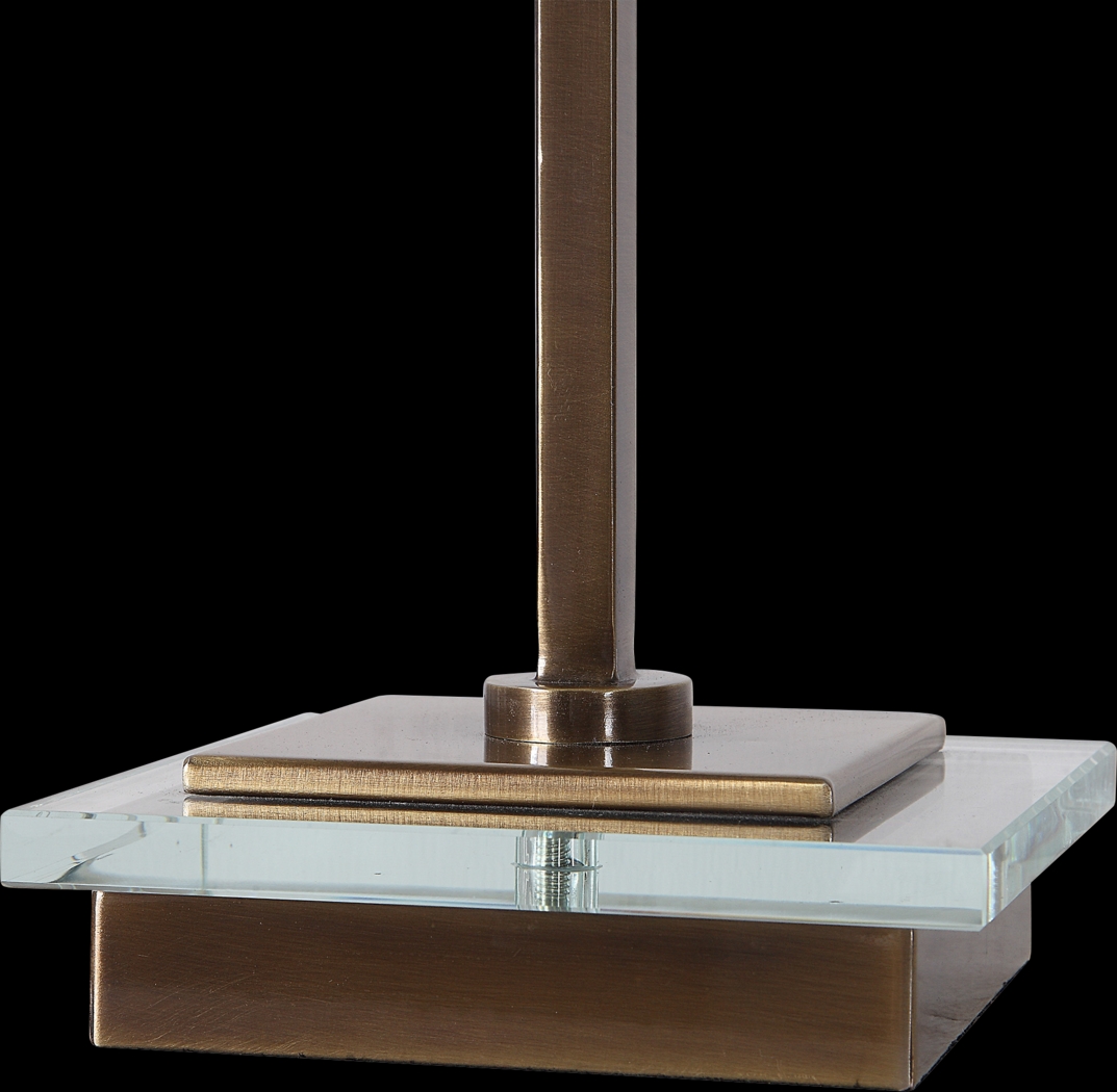 Gabriel Circle Brass Lamp - Thumbnail - Image 2