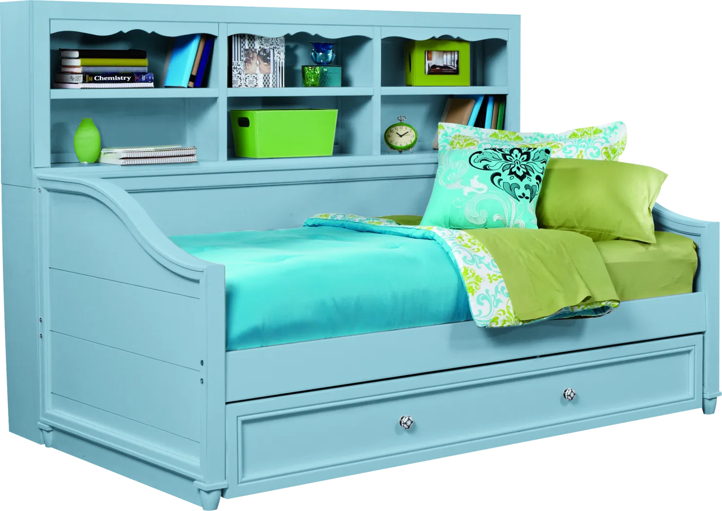 Gabriella Calming Sky 3 Pc Bookcase Daybed - Thumbnail - Image 1