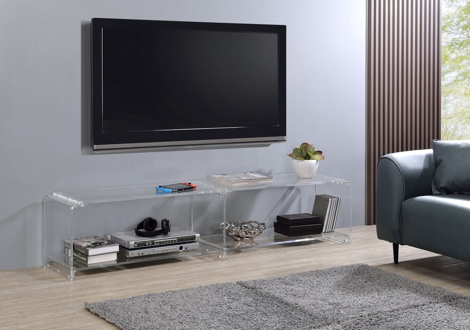 Gadri Clear Console Table - Thumbnail - Image 3