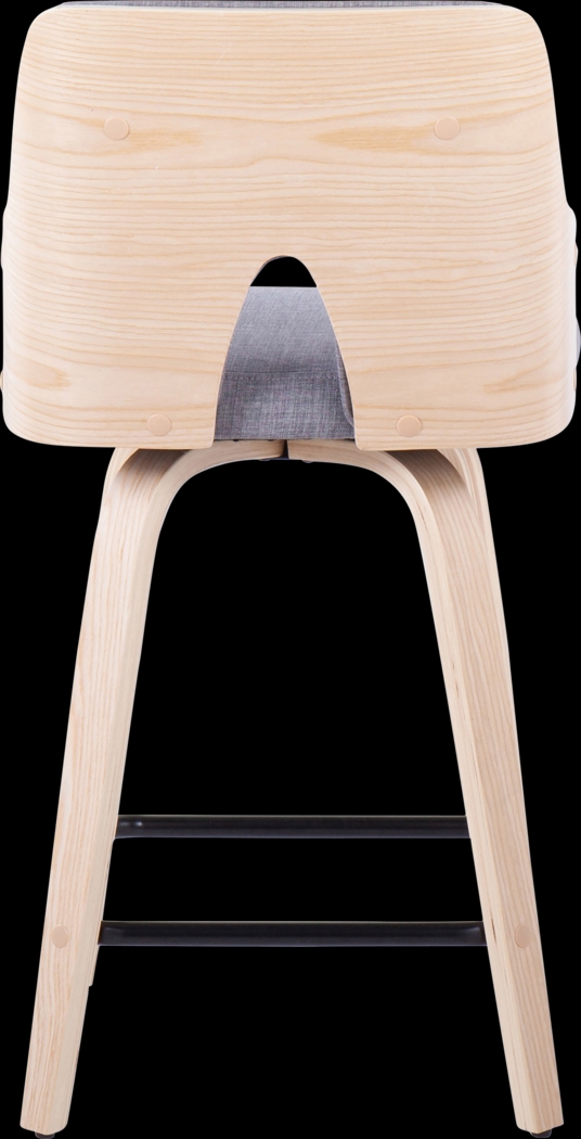 Gadsen I Gray Swivel Counter Height Stool, Set of 2 - Thumbnail - Image 7