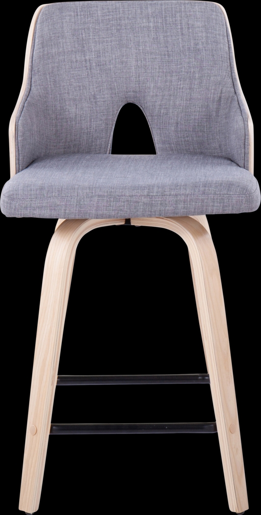 Gadsen I Gray Swivel Counter Height Stool, Set of 2 - Thumbnail - Image 8