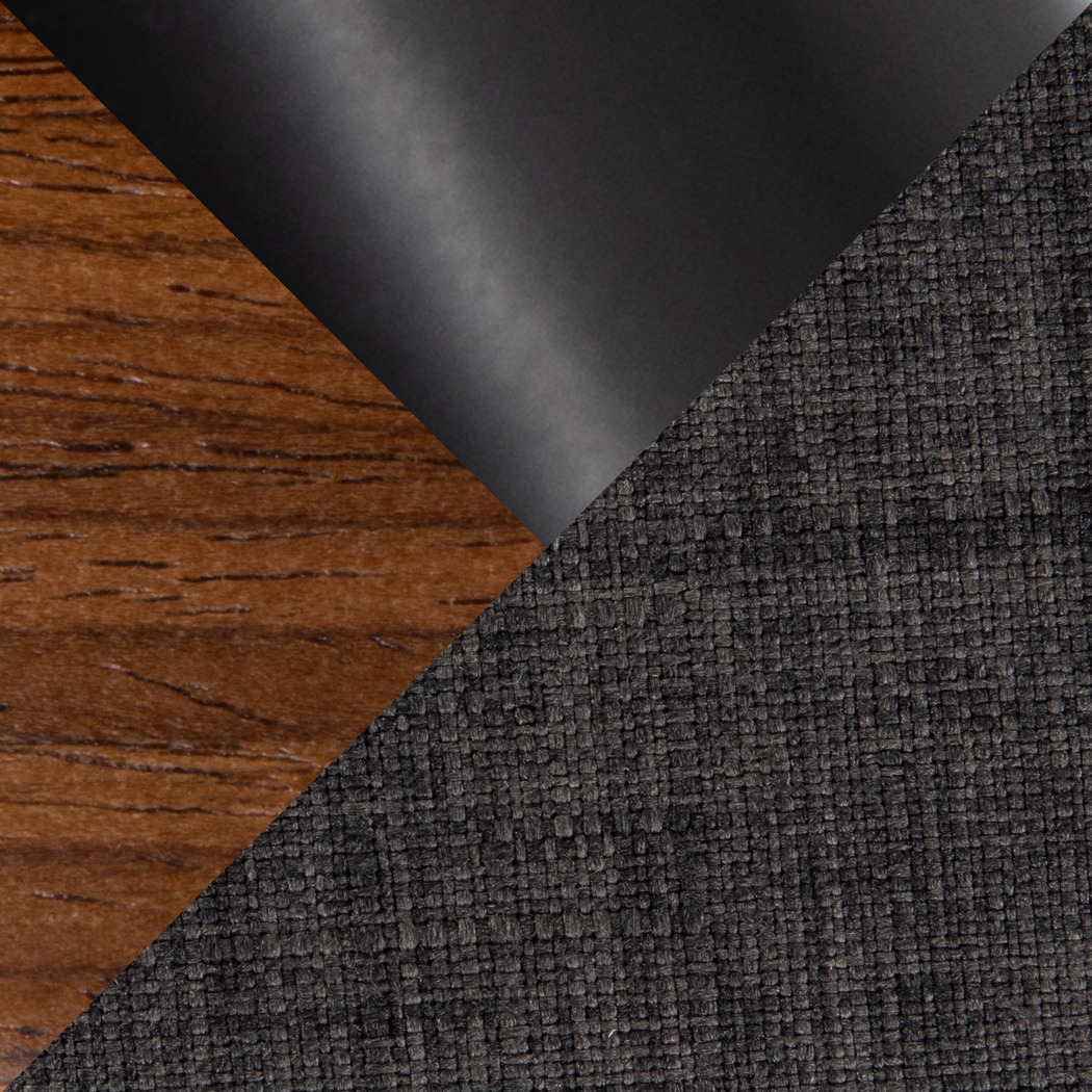 Gadsen II Charcoal Swivel Counter Height Stool, Set of 2 - Thumbnail - Image 9