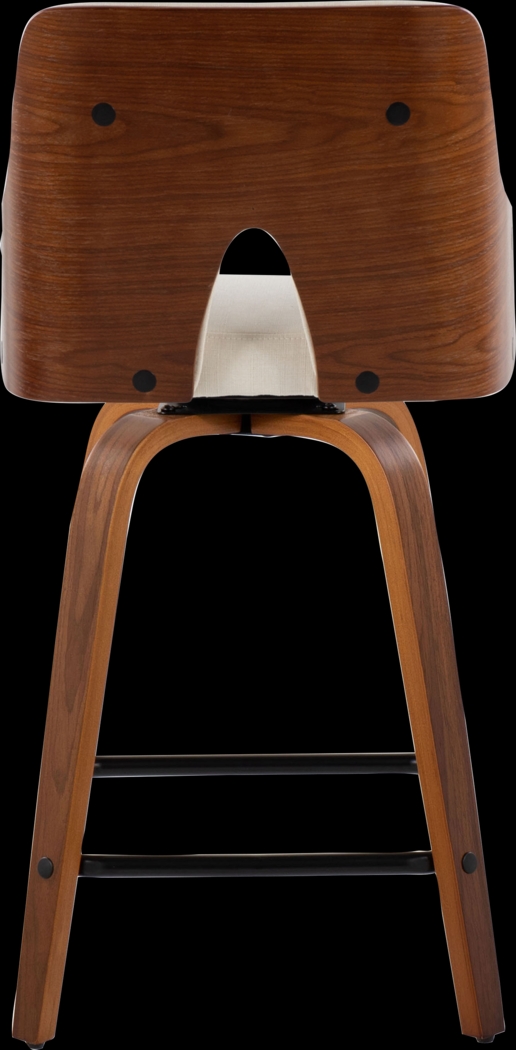 Gadsen II Cream Swivel Counter Height Stool, Set of 2 - Thumbnail - Image 7