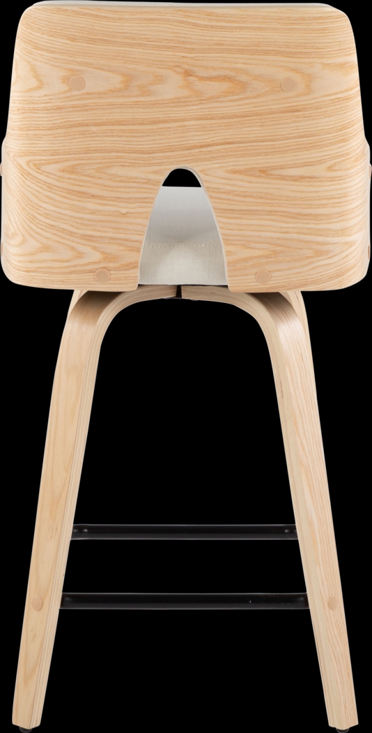 Gadson I Cream Swivel Counter Height Stool, Set of 2 - Thumbnail - Image 7