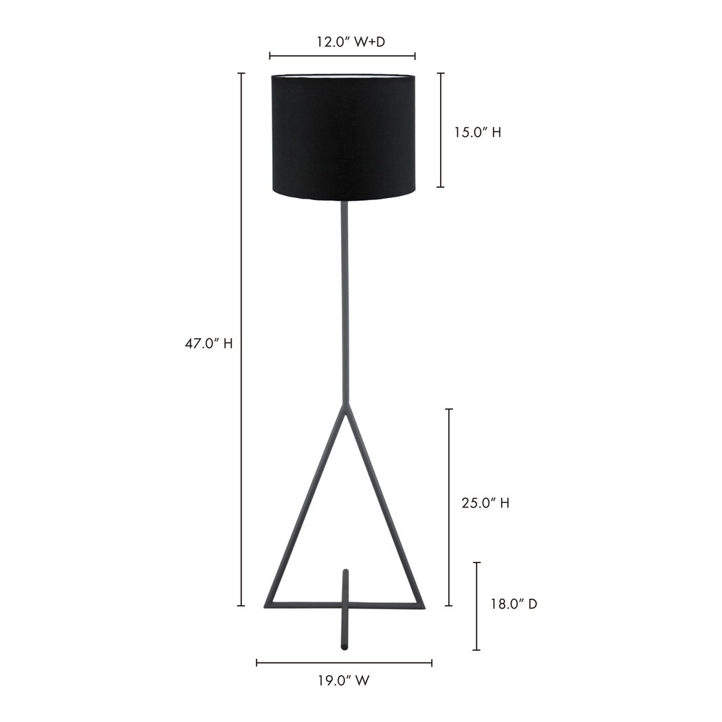 Galatea Gray Floor Lamp - Thumbnail - Image 5