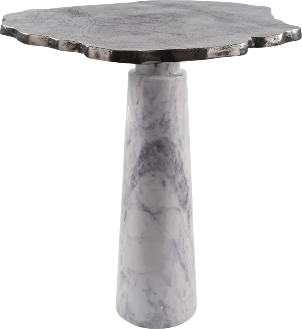 Galatia Silver End Table - Thumbnail - Image 1