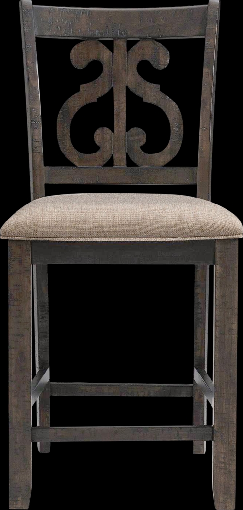 Galberry Brown Counter Side Chair Set - Thumbnail - Image 4