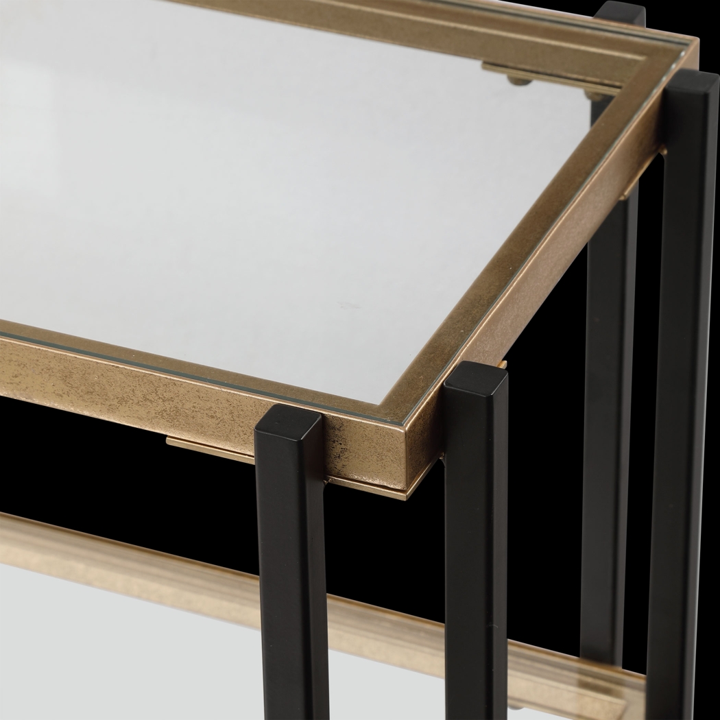Galdway Black Sofa Table - Thumbnail - Image 3