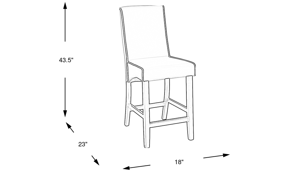Dimension Image. Please refer to the Dimension Tab on this page for dimension details.