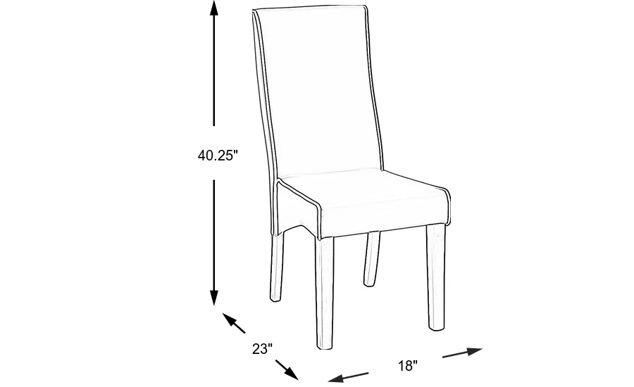 Dimension Image. Please refer to the Dimension Tab on this page for dimension details.