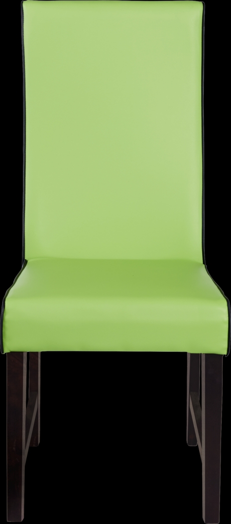 Colonia Hills Espresso 5 Pc 72 in. Rectangle Dining Room with Green Chairs - Thumbnail - Image 4