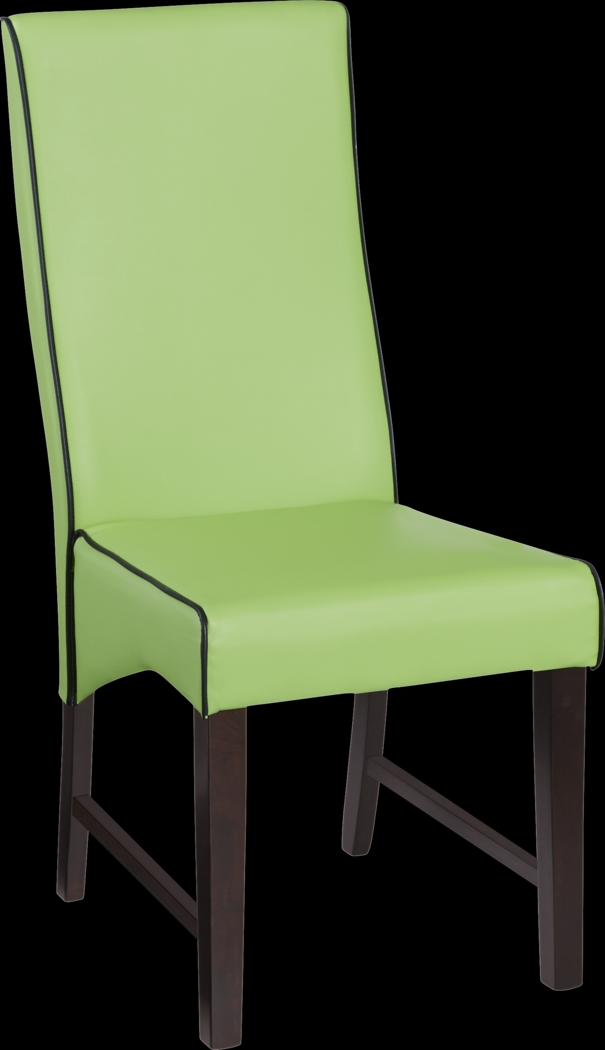 Colonia Hills Espresso 5 Pc 72 in. Rectangle Dining Room with Green Chairs - Thumbnail - Image 3