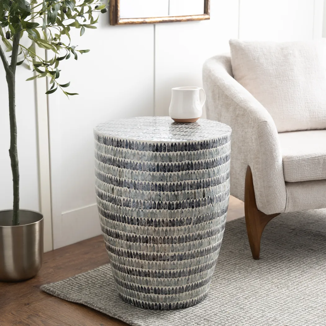 Galer Blue End Table - Thumbnail - Image 2
