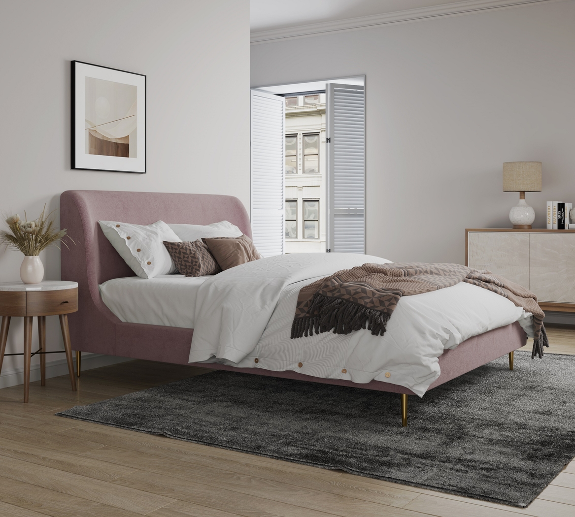 Galerita Blush Queen Bed - Thumbnail - Image 2