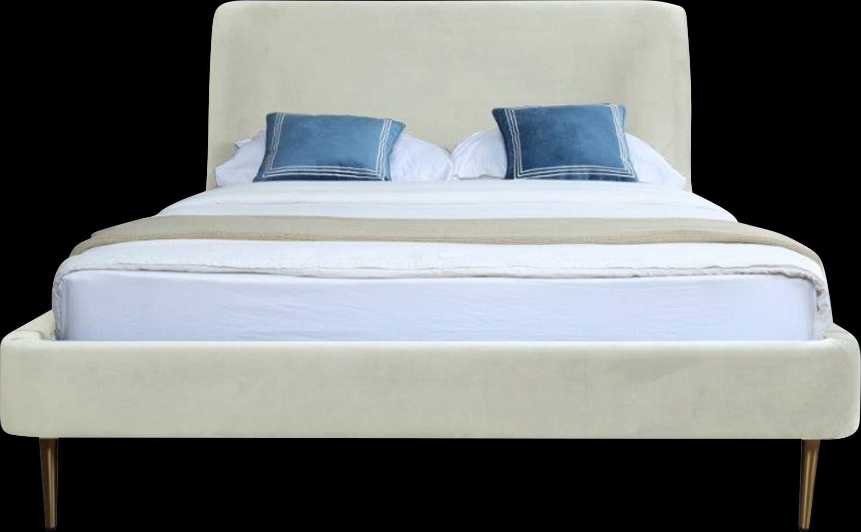 Galerita Cream Queen Bed - Thumbnail - Image 4