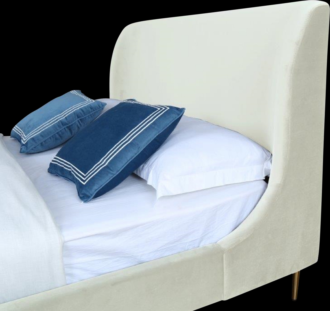 Galerita Cream Queen Bed - Thumbnail - Image 6