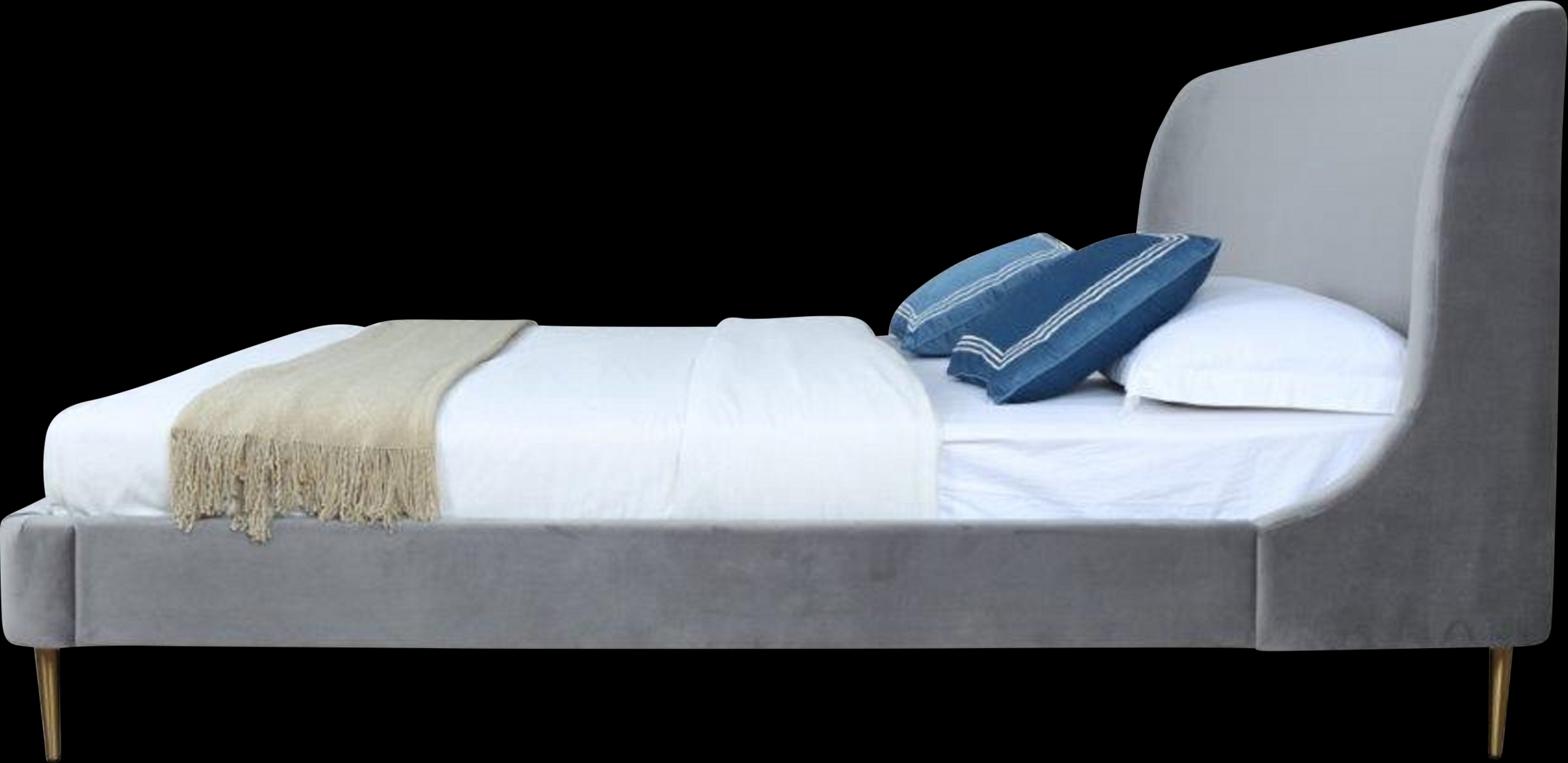 Galerita Gray Queen Bed - Thumbnail - Image 5