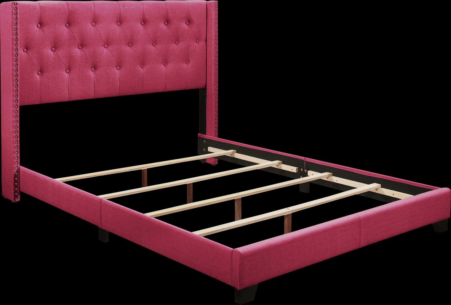 Galewood Pink Full Upholstered Bed - Thumbnail - Image 4