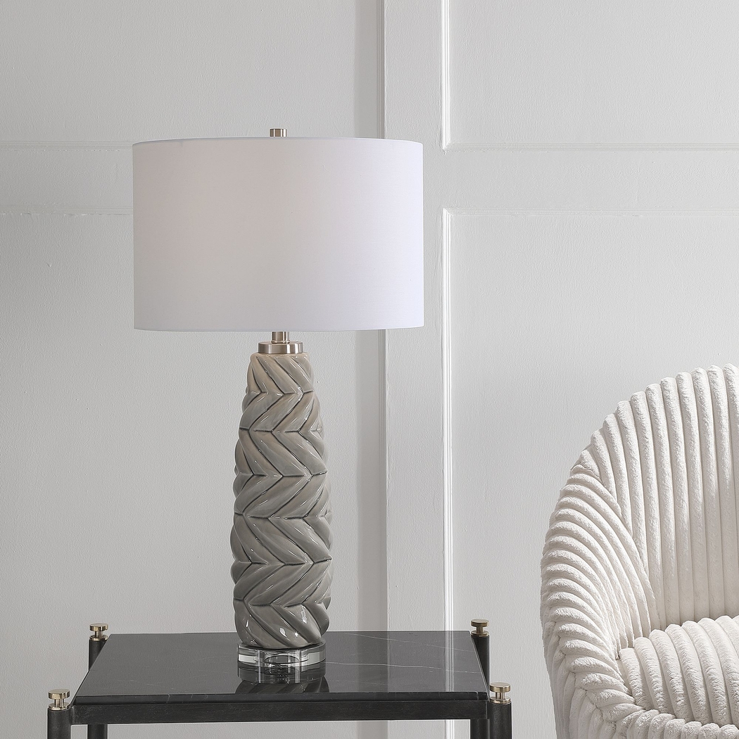 Galileo Lane Gray Lamp - Thumbnail - Image 4