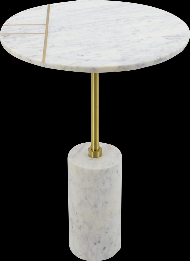 Galitzen Brass Accent Table - Thumbnail - Image 1