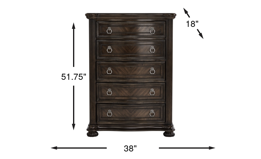 Dimension Image. Please refer to the Dimension Tab on this page for dimension details.