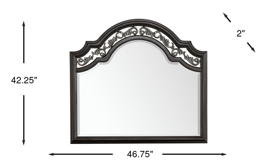 Dimension Image. Please refer to the Dimension Tab on this page for dimension details.