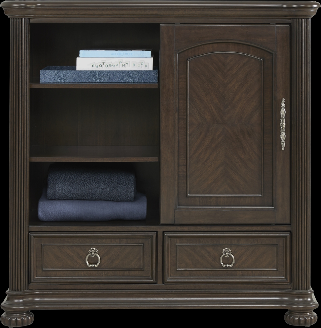 Gallagher Avenue Brown Sliding Door Chest - Thumbnail - Image 2