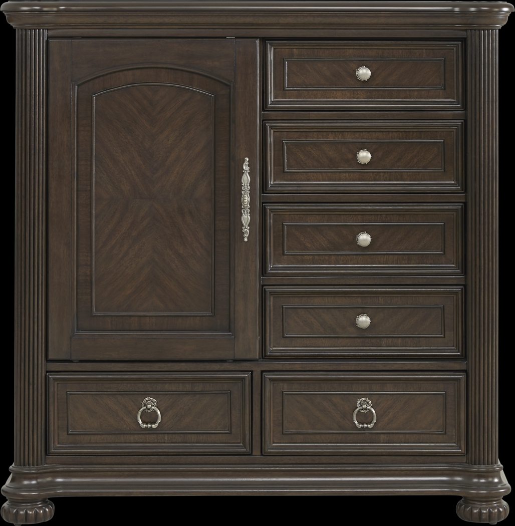 Gallagher Avenue Brown Sliding Door Chest - Thumbnail - Image 1