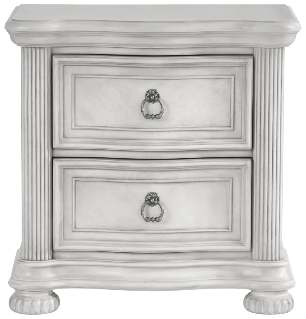 white nightstand