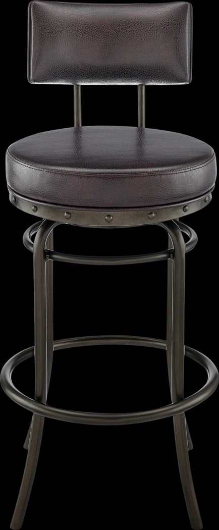 Gallaher Brown Swivel Counter Stool - Thumbnail - Image 3