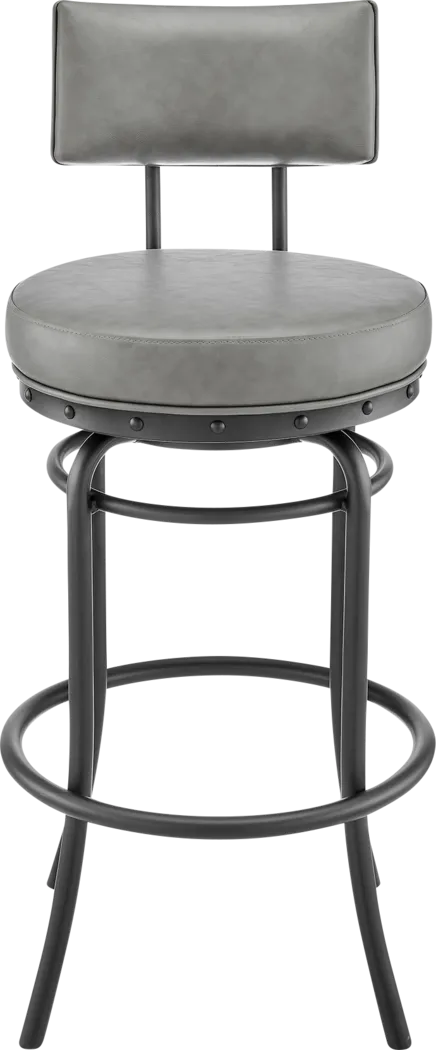 Gallaher Gray Swivel Counter Stool - Image 3
