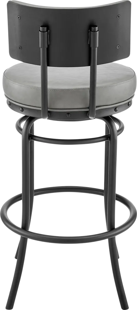 Gallaher Gray Swivel Counter Stool - Image 6