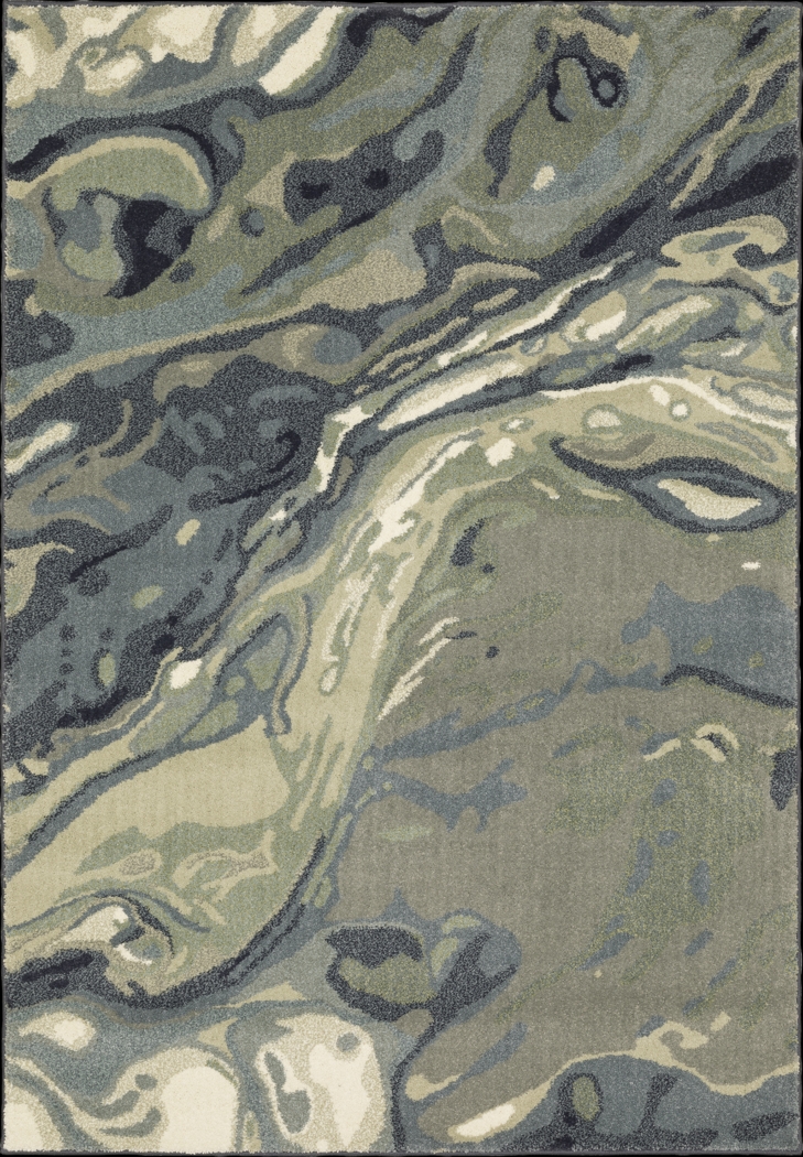 Gallannia Blue 5'3 x 7'6 Rug - Thumbnail - Image 1