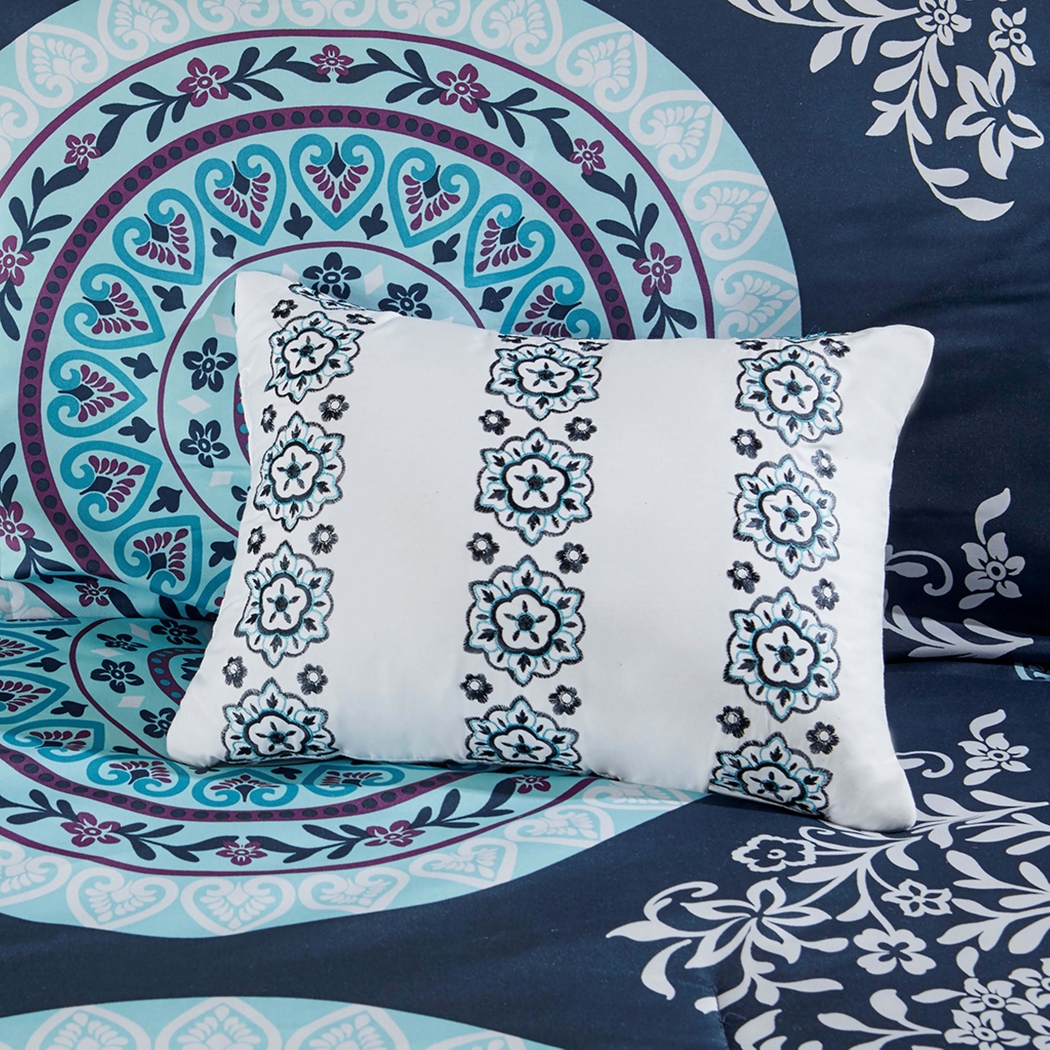 Gallaudet Blue Queen Comforter Set - Thumbnail - Image 13