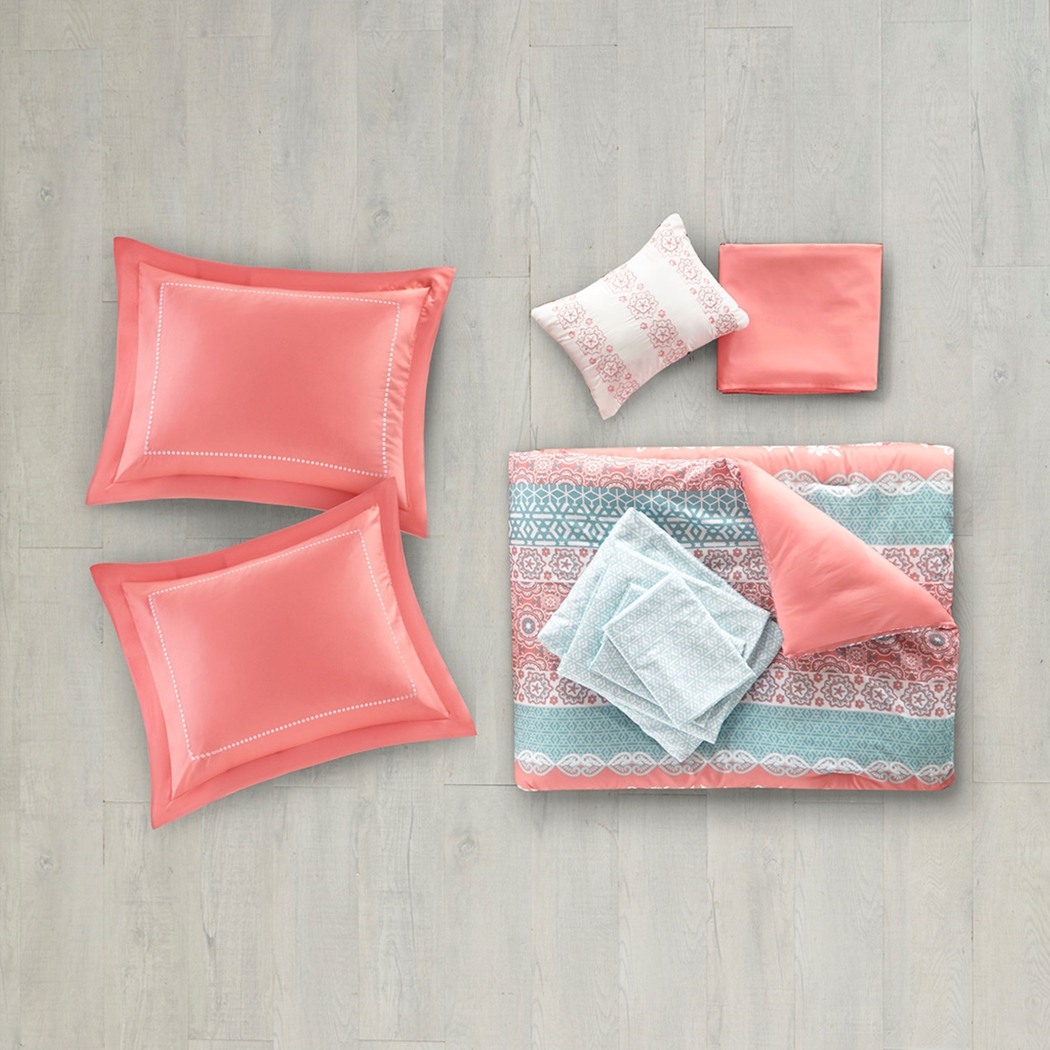 Gallaudet Red Twin Comforter Set - Thumbnail - Image 5