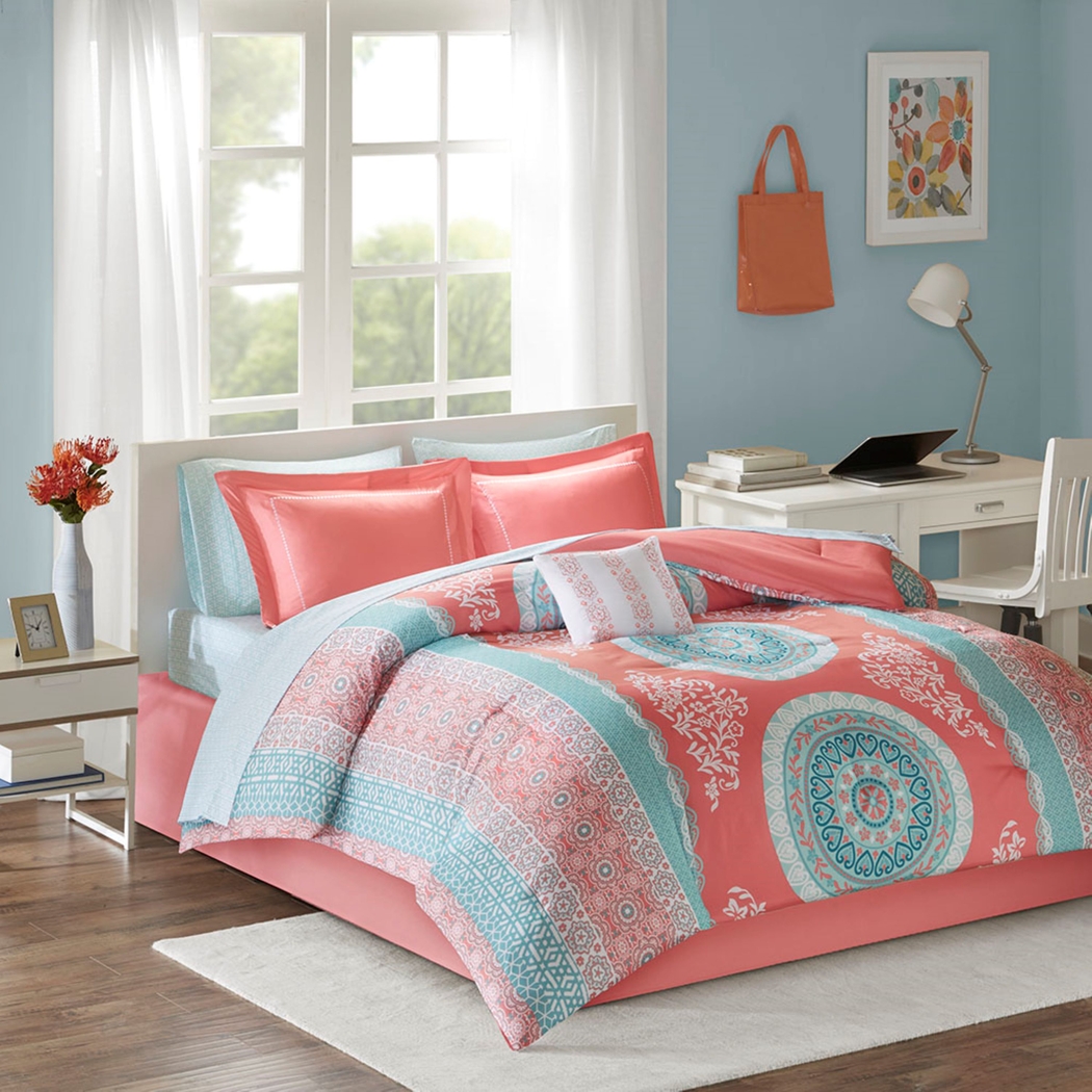 Gallaudet Red Twin Comforter Set - Thumbnail - Image 10