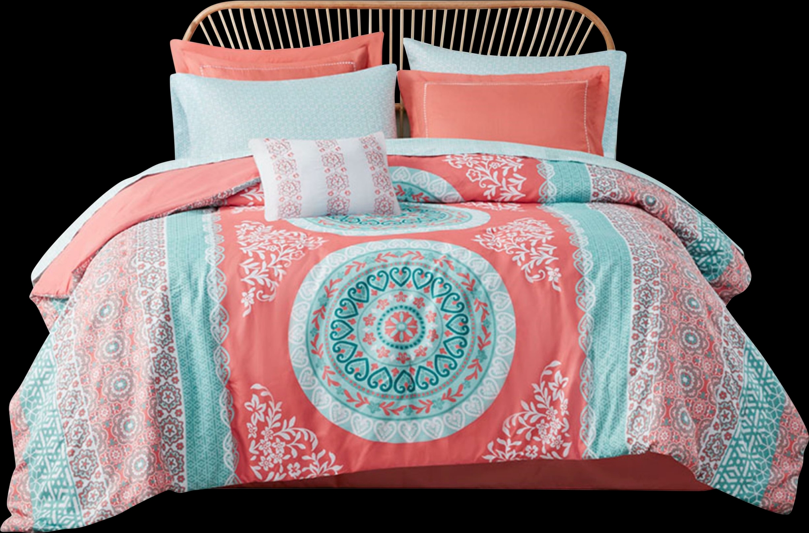 Gallaudet Red Twin Comforter Set - Thumbnail - Image 1