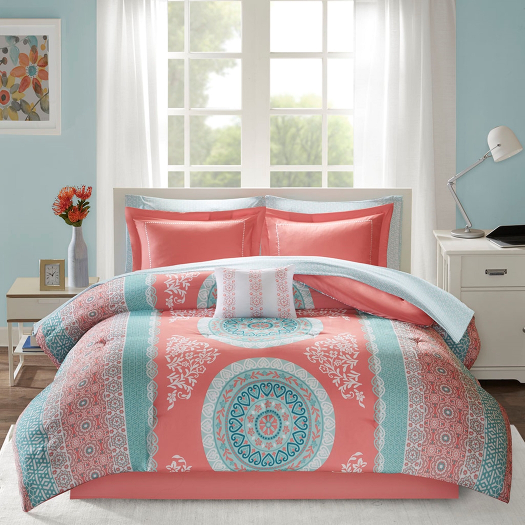 Gallaudet Red Twin XL Comforter Set - Thumbnail - Image 11
