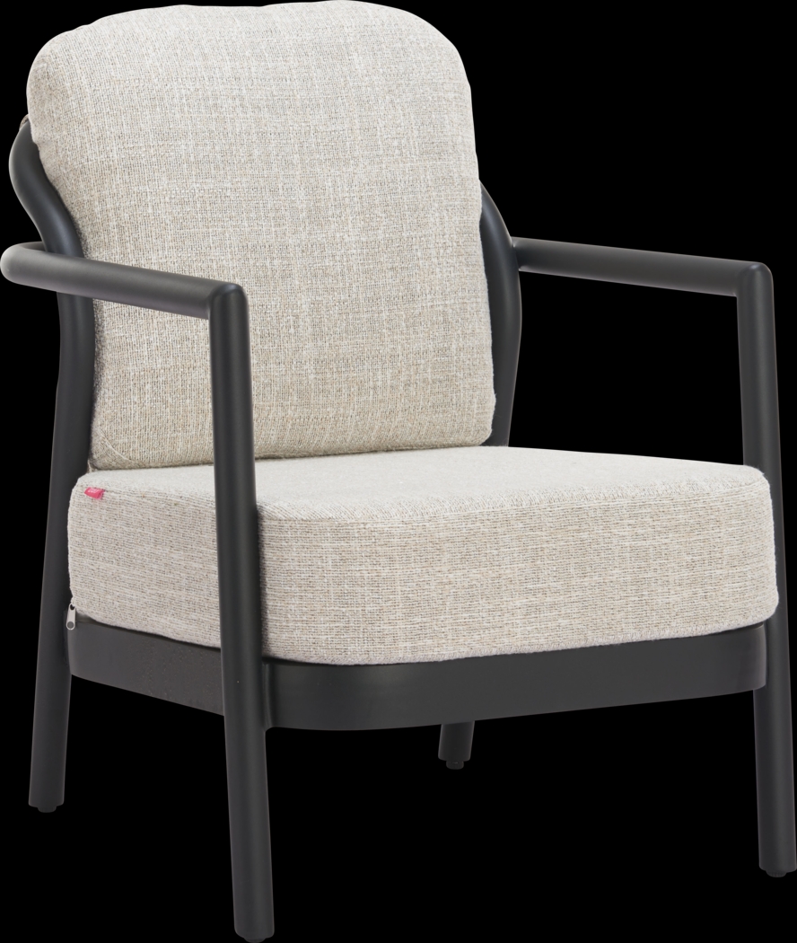 Gallia Beige Accent Chair - Thumbnail - Image 1