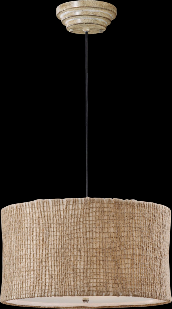 Gallivan Loop Beige Pendant - Thumbnail - Image 1