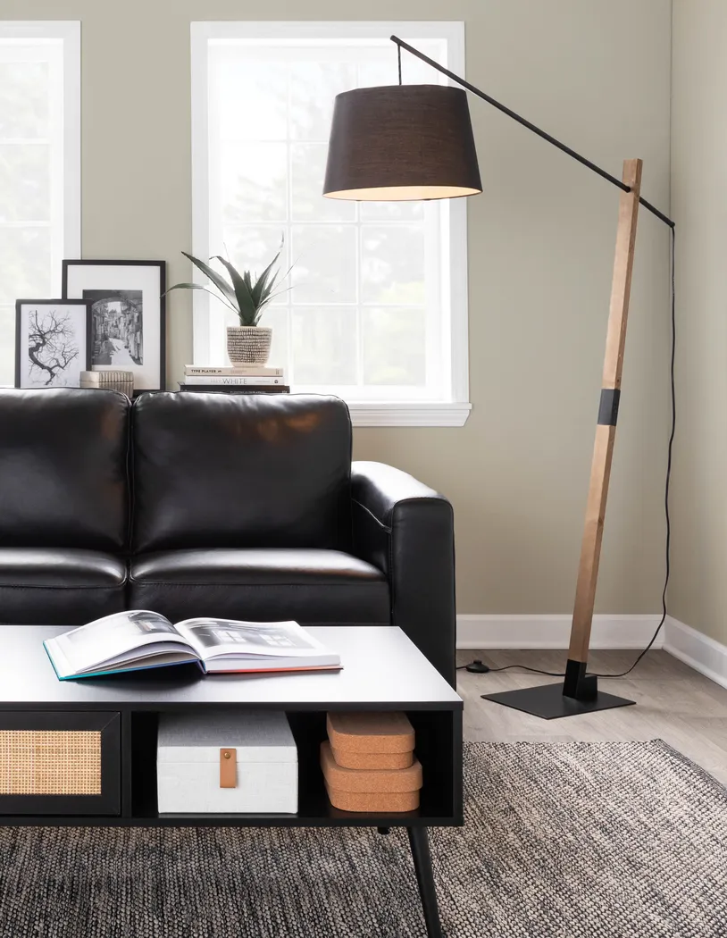 Gallop Hollow Black Floor Lamp - Thumbnail - Image 4