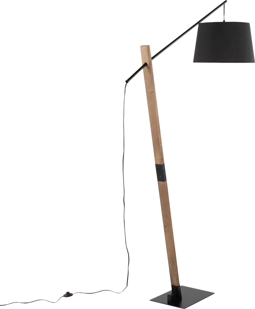 Gallop Hollow Black Floor Lamp - Thumbnail - Image 7