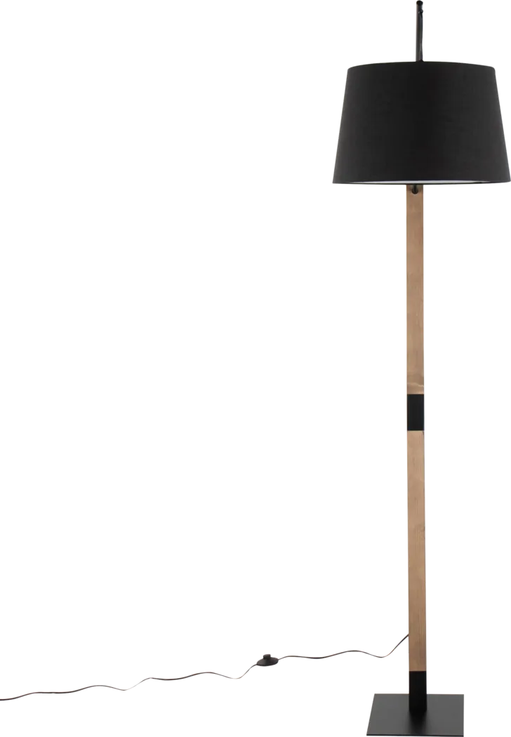 Gallop Hollow Black Floor Lamp - Thumbnail - Image 8