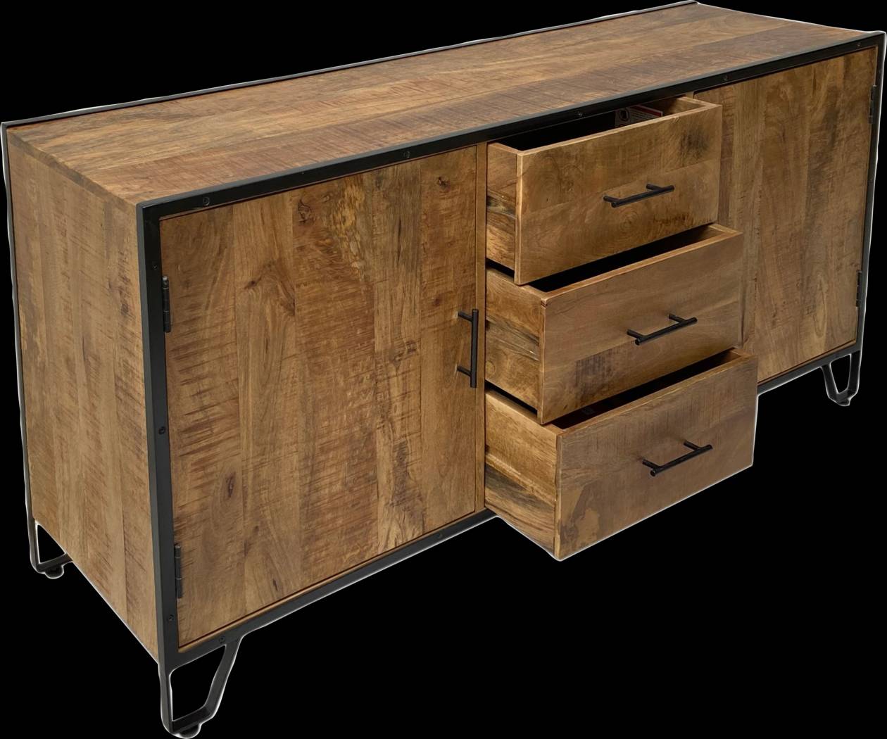 Galphen Brown Credenza - Thumbnail - Image 4