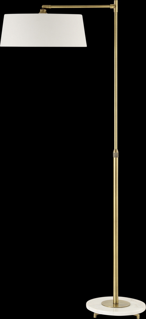 Galster Road Brass Floor Lamp - Thumbnail - Image 1