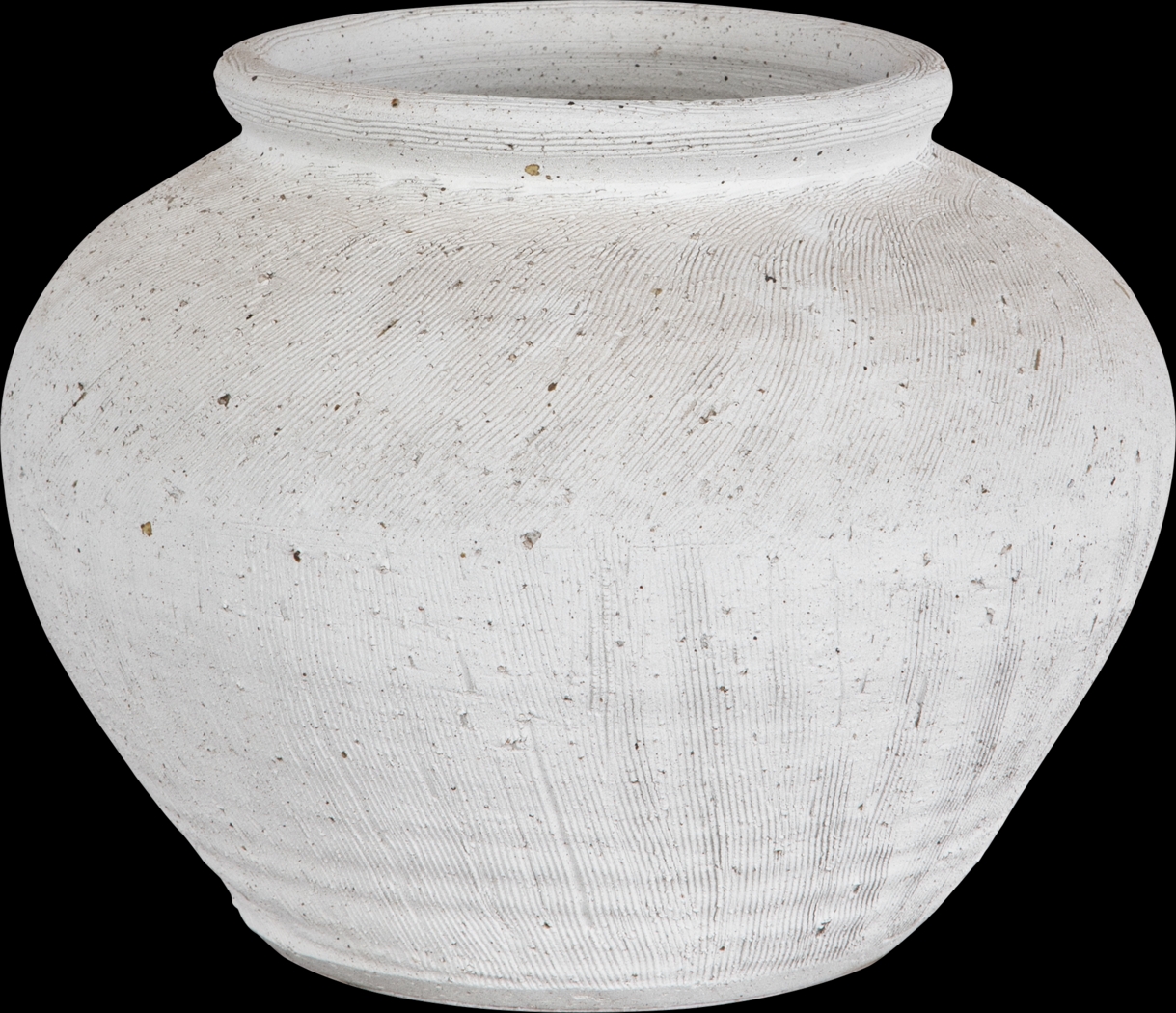 Galvan White Round Vase - Thumbnail - Image 1